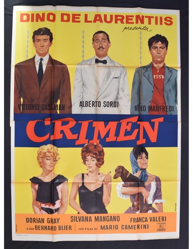Manifesto crimen alberto sordi - crimen,