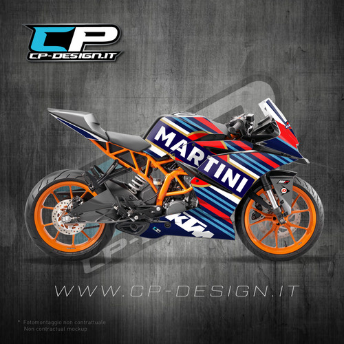 Kit grafiche per ktm rc125 - kit,