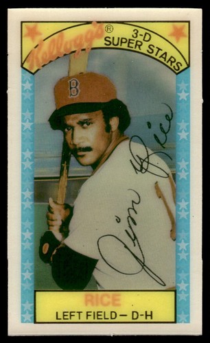 1979 kellog jim rice - kellog's, boston