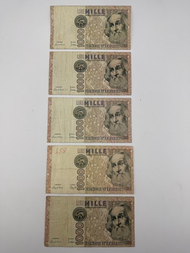 1982 italy 1000 - 1000, lire