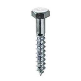 Tirafondi 10x50 aisi 304 - 304, testa