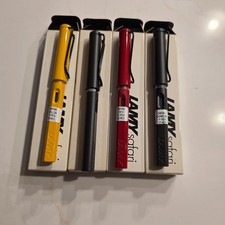 4 NEW OLD STOCK LAMY SAFARI
