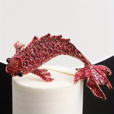 Accessori Spilla Carpa Rossa