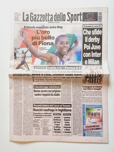 Gazzetta dello sport agosto - dello, 9