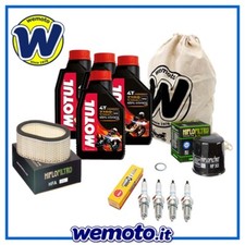 Kit tagliando Olio MOTUL 7100 filtri candele per Moto Suzuki GSXR 600 1997 2000