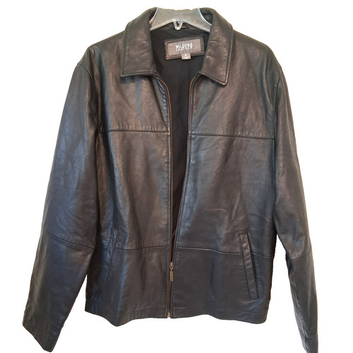 Giacca pelle nera - , wilson