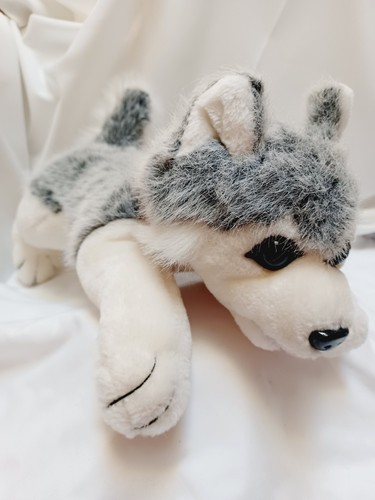 Peluche cane cucciolo husky