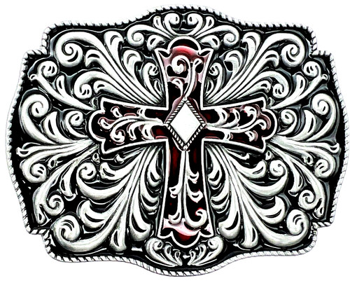 Fibbia cintura smaltata nera - , e
