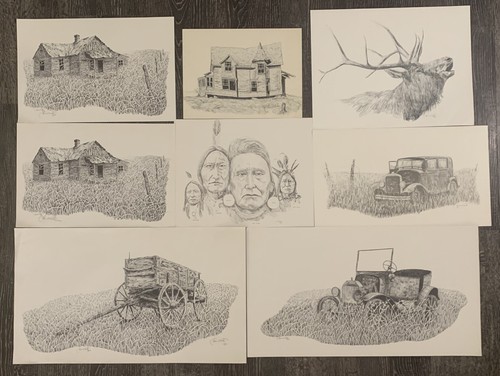 Lotto disegni a matita - di,