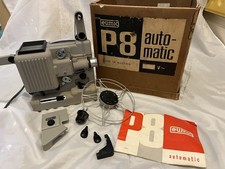 PROIETTORE PELLICOLA EUMIG P8 8mm Funzionante con bobina presa, manuale e scatola originale.