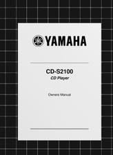 Yamaha s2100 manuale - cd-s2100,