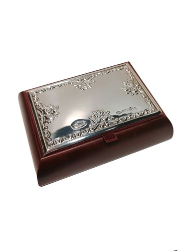 Scatola argento legno - scatola,