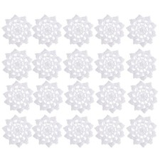  20 pezzi di cotone lavorato a