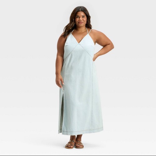 Maxi abito donna - cami, denim