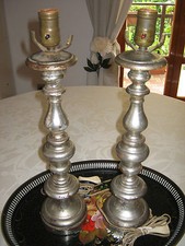 CANDELABRI in gesso antichi