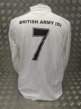 SPORTS Camicia British Army (G) Team Stile Bianco Tecnico Manica Lunga Attivo