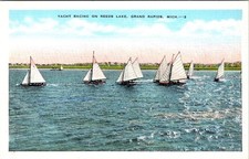 Cartolina Yacht Racing on