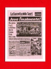 SUPERALBUM Gazzetta - Figurina-Sticker n. 83 - JUVE FINALMENTE!! -GAZZETTA-New