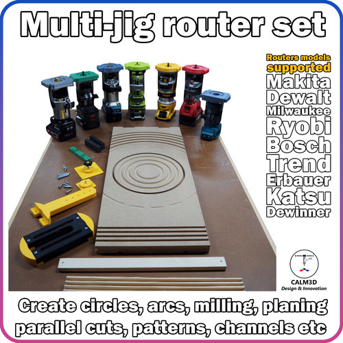 Set router multi jig - router, multi-jig
