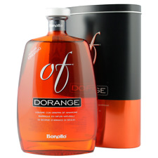 Bonollo Dorange Grappa OF Amarone Barrique da 70 cl. Astuccio Regalo in Metallo