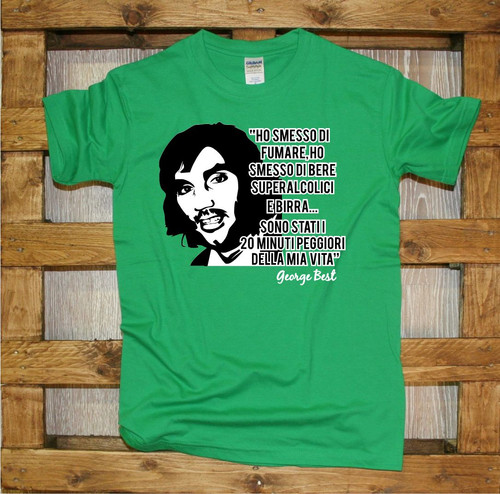 Maglia j364 george best - best, frase