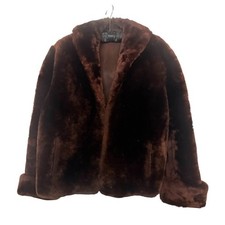 Cappotto donna vintage marrone