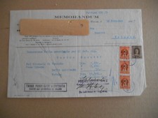 BEL DOCUMENTO DI TRIESTE DOCUMENTO DEL 1947 CON MARCHE AMG VG E FTT
