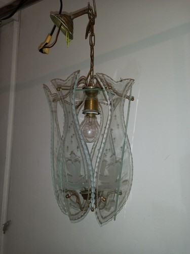 Particolare lampadario epoca - lampadario, d'epoca