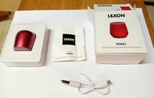 LEXON Mino Bluetooth Speaker 3W ROSSO red design Simonelli Quaglio ricaricabile