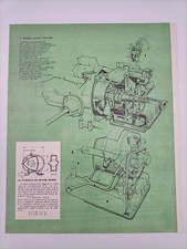 Clipping Ritaglio Illustrazione 1964 NSU Motore a Pistone Rotante WANKEL