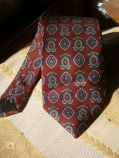 Cravatta di seta  Lanvin fantasia anni '70-'80