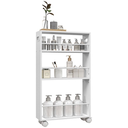 Homcom carrello cucina bagno - carrello, e