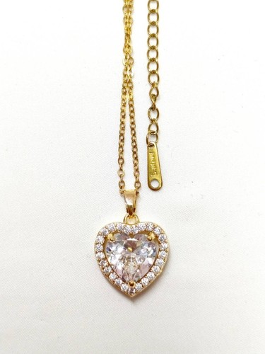 Collana cuore acciaio - in,