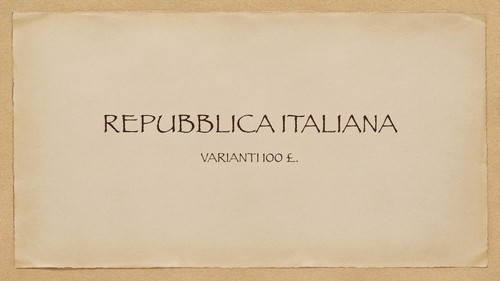 Repubblica italiana varianti - italiana,