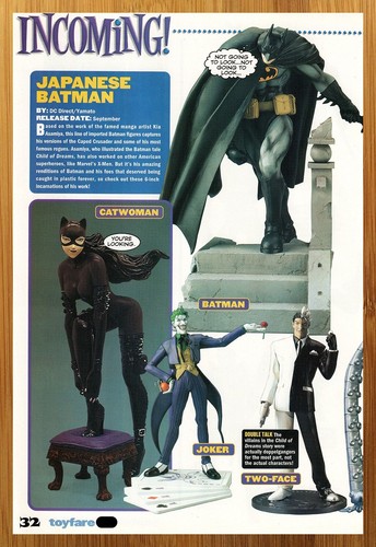 Statue batman giapponesi - batman, 2004