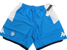 PANTALONCINO AZZURRO NAPOLI TAGLIA XL ADULTO ORIGINALE PANTALONCINI SHORTS BLU