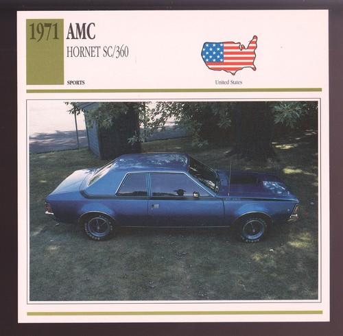 1971 amc hornet 360 - 1971, sc/360