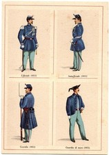 Cartolina 2378. Uniformi del corpo della Polizia di Stato. Non viaggiata