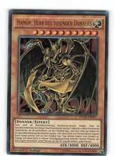 Yugioh HAMON, SIGNORE DEL TUONO FRAGOROSO, dusa-de097 Ultra Rara tedesca NM 1°