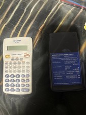 sharp el 501v new with plastic