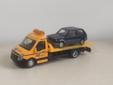 Fiat Carro Attrezzi Con Fiat Panda 30 Vintage collection Modellino Hachette 1/43