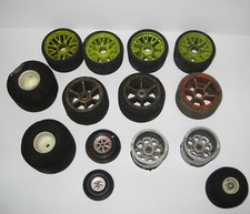 RC MODELLISMO  RUOTE GOMME CERCHI VINTAGE  SET USATE