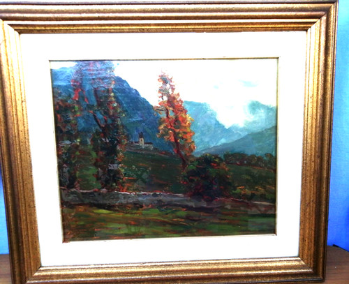 Dipinto olio firmato h - dipinto,