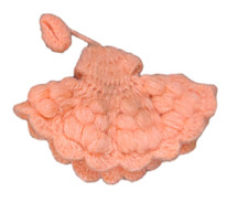 @ Indiano Tradizionale di Lana Abito con Tappo Pesca Colore Per Laddu Gopal S347