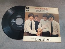 45 giri The beatles Michelle GEOS 245 SVEZIA 1966 Vg+/Vg+ Raro