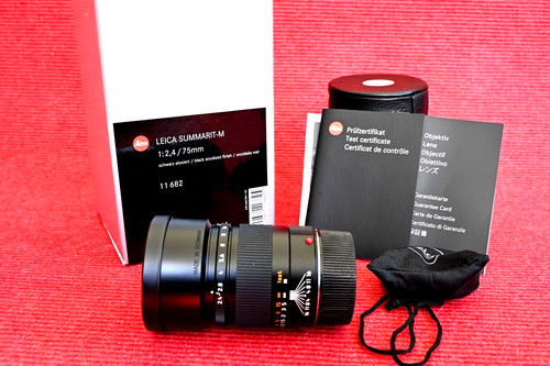 Leica summarit 75mm - leica,