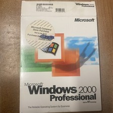 Microsoft Windows 2000 Professional completo di vendita al dettaglio