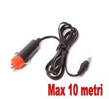 Cavo Accendisigari con Spinotto per Televisore TV a 12 VOLT 10 m - Camper Camion