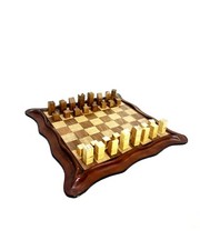 Scacchiera Kangaroo in Pelle, Italia, Anni '80, restaurata nel 2023