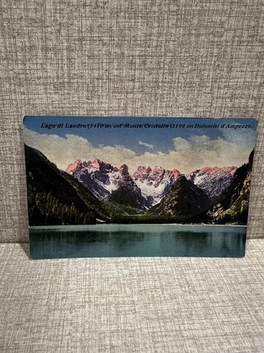 Cartolina lago landro - cartolina,